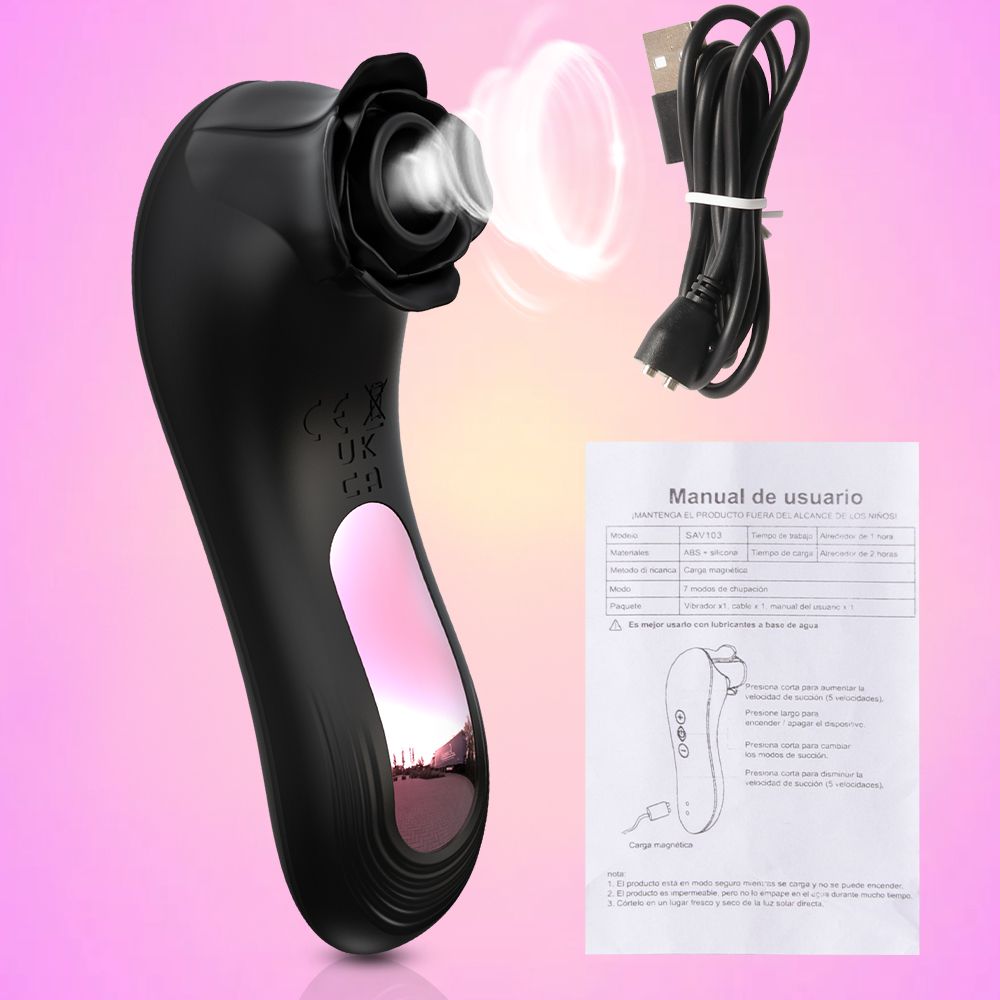 Vibratore-stimolatore femminile per la stimolazione del clitoride e dei capezzoli_voghion.com