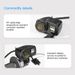 Motorcykel Digital Display Dubbel USB Mobiltelefon Snabbladdare Voltmeter Termometer Mobiltelefon Laddare Display Uttag HMM_voghion.com