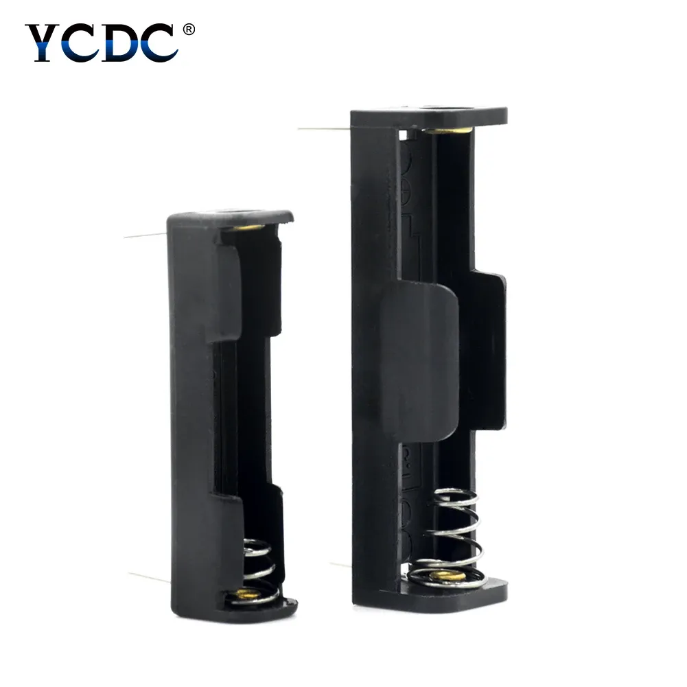 5 stücke 1 Slot AA AAA Batterie Fall Halter Batterie Box Mit Lange Pin DIY AAA AA Batterie Lagerung Fällen 1,5 V Für 1x AA AAA Batterie_voghion.com