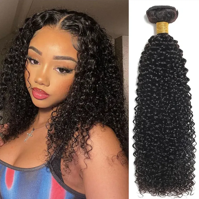 Mongolesch Kinky Curly Mënschlecht Hoerbündel Natierlech Jerry Curl Remy Hoerweefbündel Rau Mënschlecht Hoerverlängerungen_voghion.com