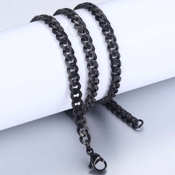3-11mm Stainless Steel for Women Men Curb Cuban Link Chains Gold Sier Color Mens Chain Necklace Gift Wholesale_voghion.com
