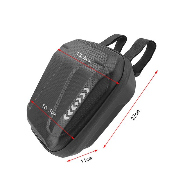 Elektro-Scooter Hardshell waasserdicht Fronthängtasche Elektro-Scooter Motorrad Vëlo Kapp Lenkertasche_voghion.com