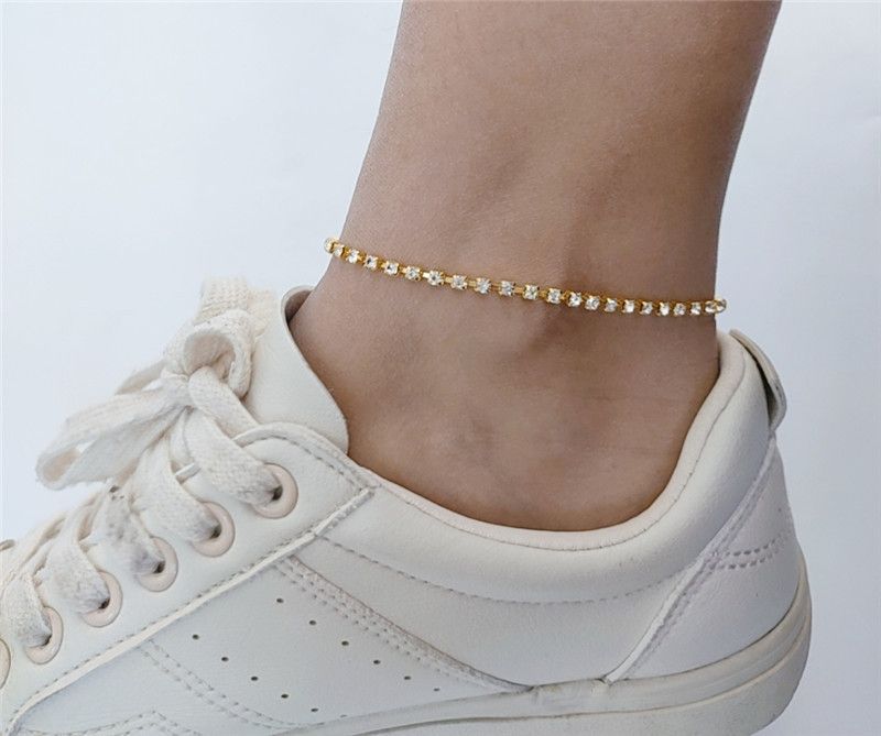Nightclub Foot Jewelry Sexy Rhinestone Anklet Fashion Ankle Chain For Women BY0047_voghion.com