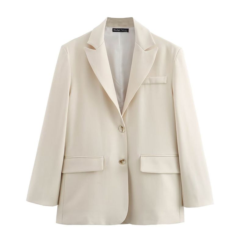 2025s Zatrax2025 Frühjahr Neue Stil frauen Casual Einfache Lose Anzug Mantel Top_voghion.com