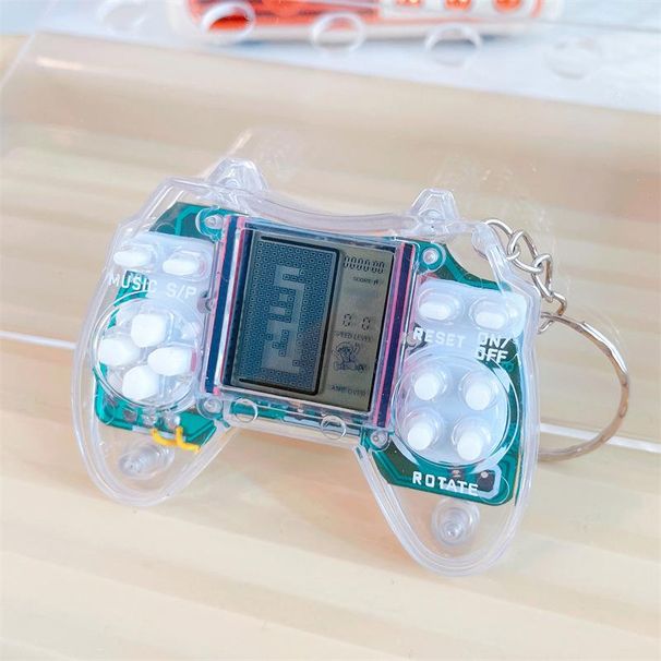 Mini-handheld Tetris-videogameconsole, retro, klein speelgoed, cadeau, sleutelhanger (zonder batterijen, u moet uw eigen batterijen meenemen)_voghion.com