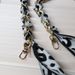 Fashion Socialite Style Versatile Leopard Print Scarf Women's Handbag Strap Bag Accessories Handheld Short Chain_voghion.com