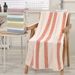 Mikrofiberhåndkle bredt stripete todelt sett absorberende ansiktshåndkle vaskehåndkle husholdningshåndkle badehåndklesett_voghion.com