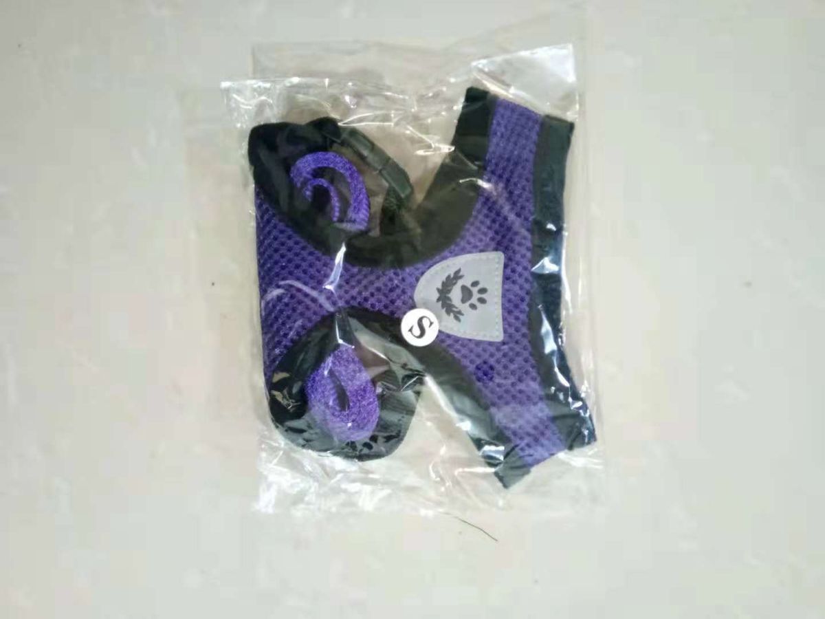 Haustier-Set im Westenstil, Leine, atmungsaktives Hundegeschirr aus Netzstoff_voghion.com