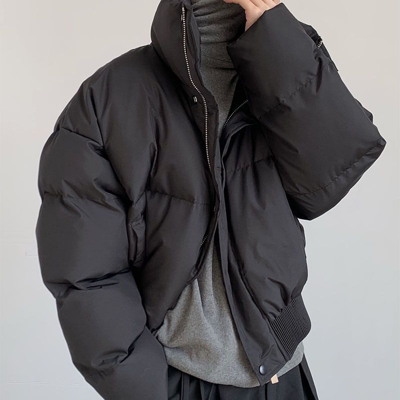 Herrenbekleidung, lockerer Kragen, dicker, warmer Brotanzug_voghion.com