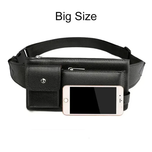 Borse da uomo, marsupi, marsupi multiuso, marsupi da viaggio in pelle PU, marsupi alla moda, borse a tracolla_voghion.com