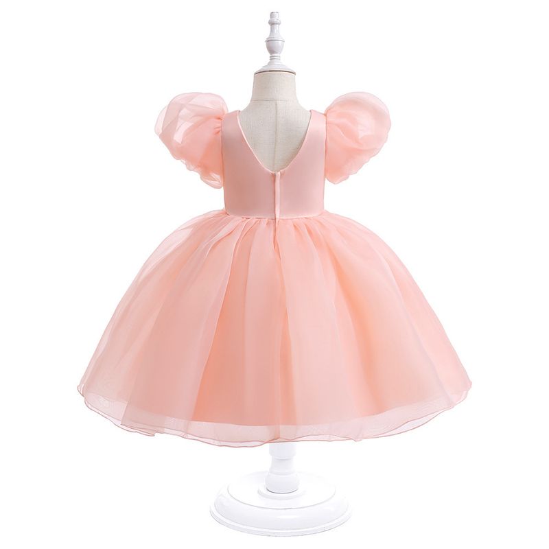 Kinderjurk Nieuwe Stijl Meisje Bruiloft Witte Prinses Catwalk Prestatiejurk Verjaardag Gastvrouw Bloemenmeisje Piano_voghion.com