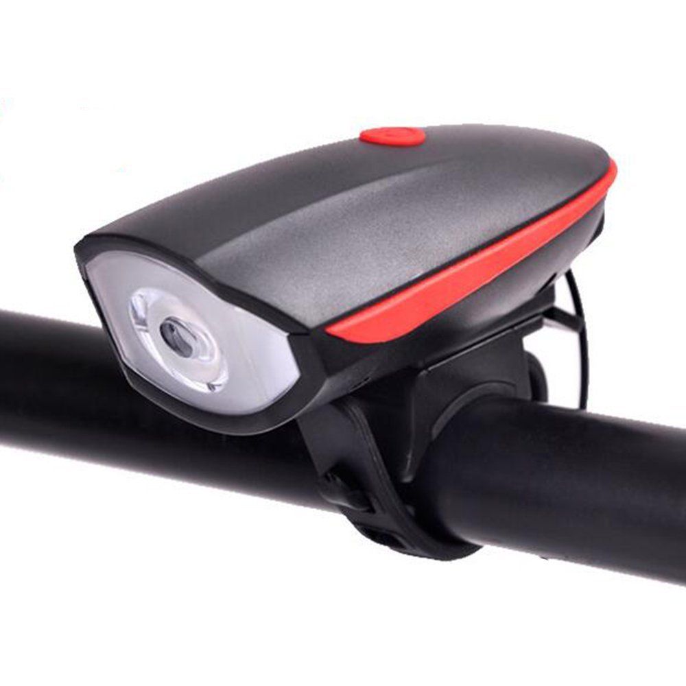 Neu Fahrrad USB Horn Mountainbike Wiederaufladbare Front Warnung Licht 140 Dezibel_voghion.com