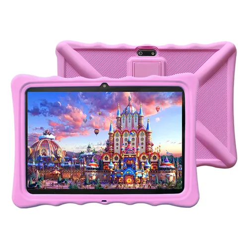 10.1" Android Kids Tablet With Dual Cameras, 4G Calling & Parental Control – 32GB Storage, Octa-Core Processor, GPS, Bluetooth – Pink & Blue_voghion.com