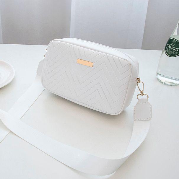 Damentaschen New Wave Pattern Kleine quadratische Kameratasche Lässige Umhängetasche Einteiliges Drop Shipping_voghion.com