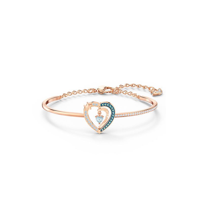 Herzförmige Sternennacht Süße Worte Armbänder Für Frauen Elemente Kristall Liebe Armbänder_voghion.com
