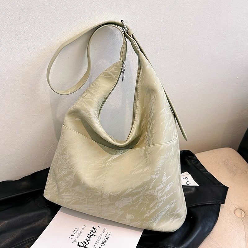 Borsa a tracolla in pelle PU di grande capacità, stile occidentale coreano, nuova estate 2024_voghion.com