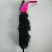 Giocattolo elastico in plastica con asta lunga e colorata, in pelliccia di coniglio, per gatti, 55 cm_voghion.com