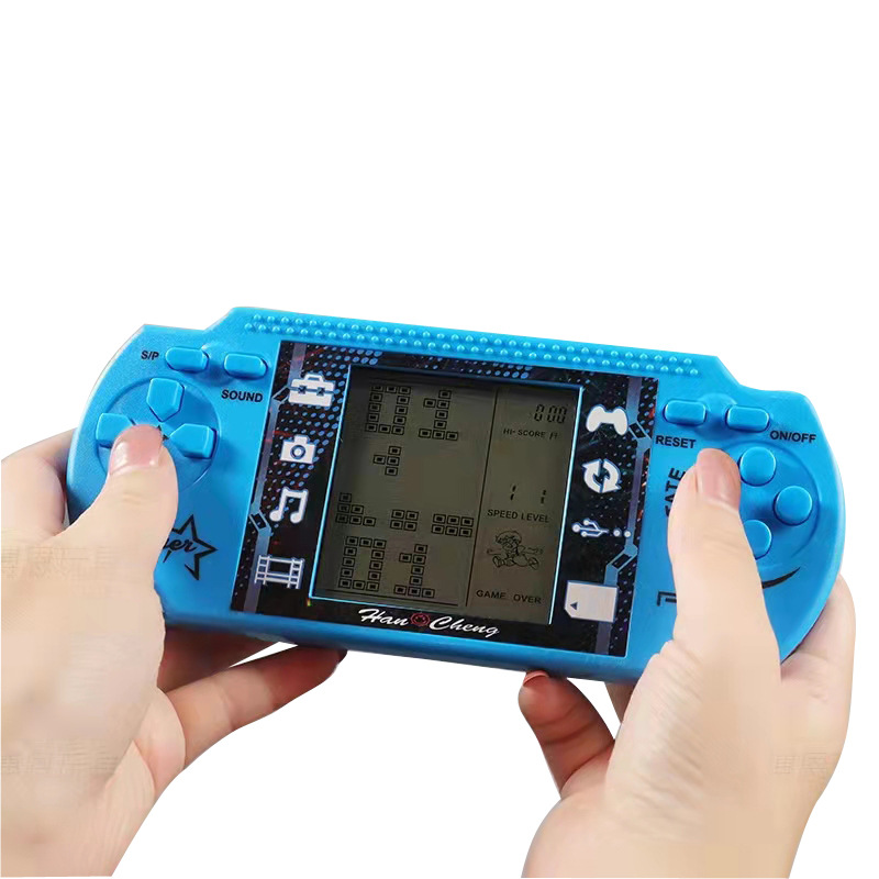 New Product 3.5inch Lighted Large Screen Tetris Electronic Handheld Game Console Classic Educational Toy_voghion.com