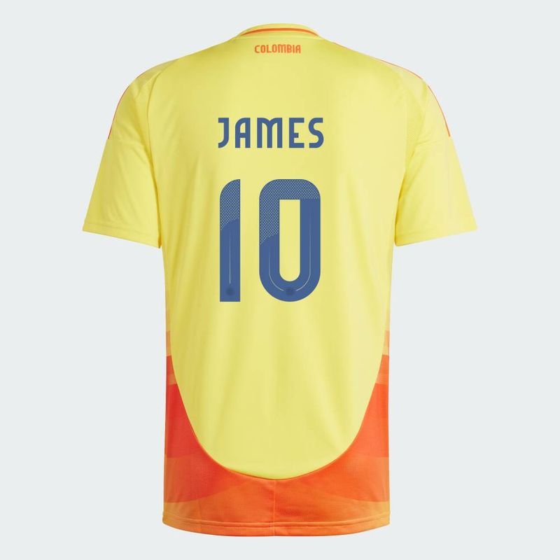 2024 Yetişkin Erkek JAMES 10# Milli Takım Ev Futbol Forması Futbol Forması - Tüm Bedenler_voghion.com