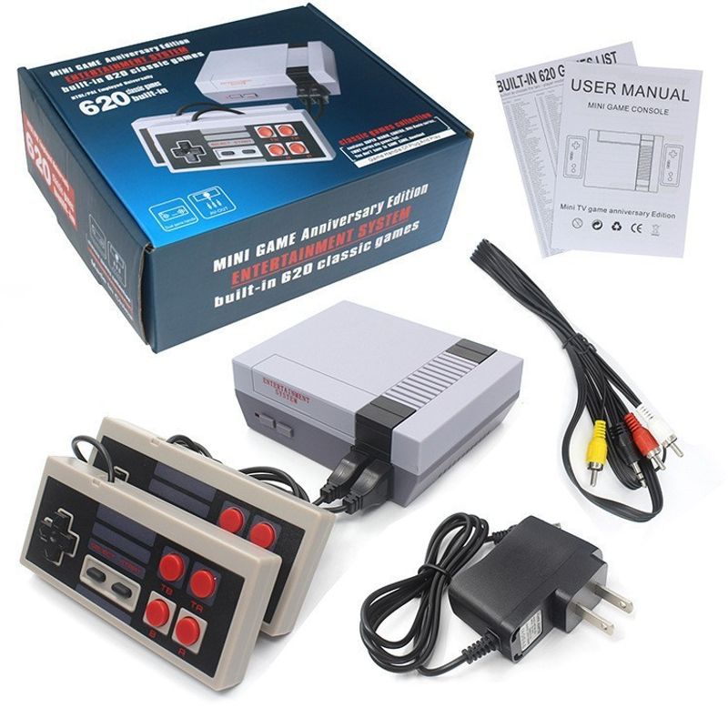 ​​Original NES620 Classic Retro Handheld Game Console With Dual Controllers, USB Plug & Play For PC, Nostalgic 8-Bit Gaming Experience​_voghion.com