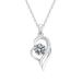 Collana in argento sterling S925 ti amo per sempre ciondolo moissanite abito da sposa femminile regalo di festa_voghion.com