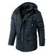 Parkas épais pour hommes, veste d'hiver chaude, manteaux polaire en cachemire, militaire d'extérieur rembourré en coton, coupe-vent à capuche_voghion.com