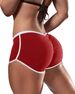 Women's plus size sexy solid color low-waist sports pants running tight butt-lifting shorts_voghion.com