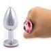 Plug anale impermeabile in acciaio inossidabile tocco liscio plug anale giocattoli del sesso prodotti del sesso per gli uomini_voghion.com