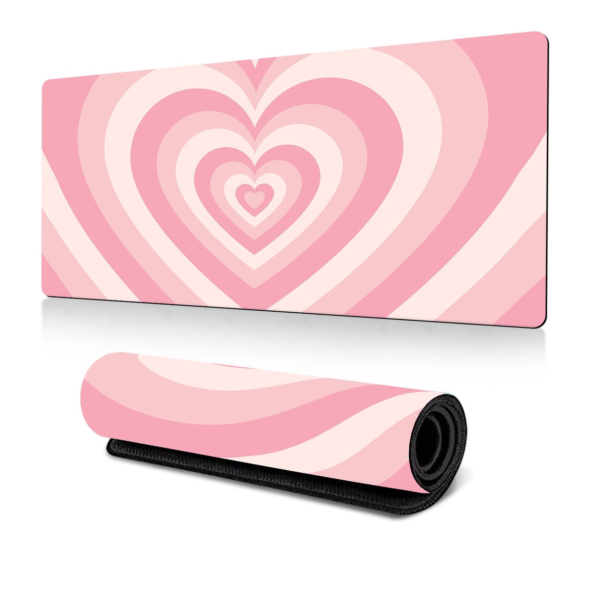 Hot-selling Hypnotic Heart Mouse Pad Large Heart Mouse Pad Office Desk Pad Cute Wind Series_voghion.com