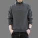 Herrenbekleidung Winter Plus Samt Verdickter Modischer Stehkragenpullover Lockerer Großer Warmer Jogginghosenanzug_voghion.com