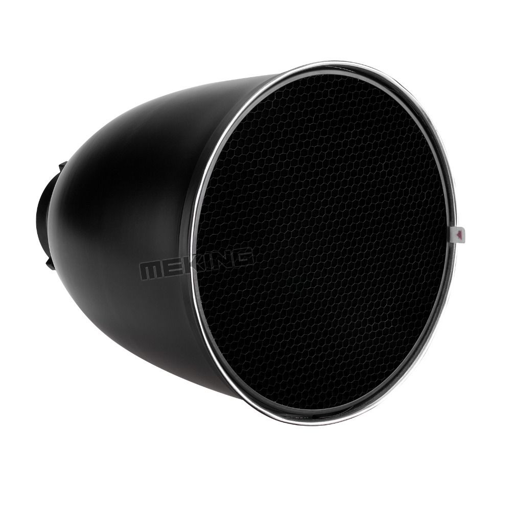 Meking Lighting snoot ανακλαστήρας 45 μοιρών Έλεγχος φωτός με Honeycomb Grid για βάση bowens_voghion.com