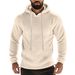 Felpa con cappuccio da uomo foderata in pile – Pullover invernale caldo con interno morbido spazzolato (6 colori, vestibilità oversize)_voghion.com
