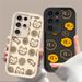 Süße Linie Katze Fisch Handyhülle für Samsung Galaxy S24 S23 S25 Ultra S22 S21 Plus FE 5G A54 A34 A14 A73 A53 A33 5G Weiche Rückabdeckung_voghion.com
