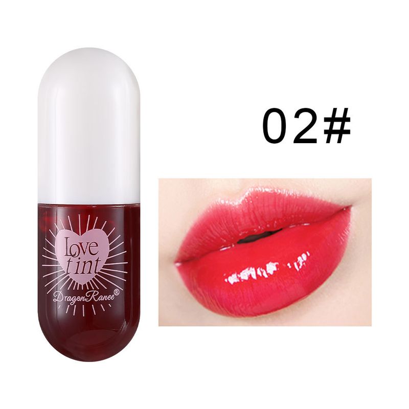Dragonranee Lip Stain & Gloss mit Spiegeleffekt für Studenten – bezauberndes Design, wasserfest, nicht klebend, lang anhaltendes, glänzendes Lippen-Make-up_voghion.com