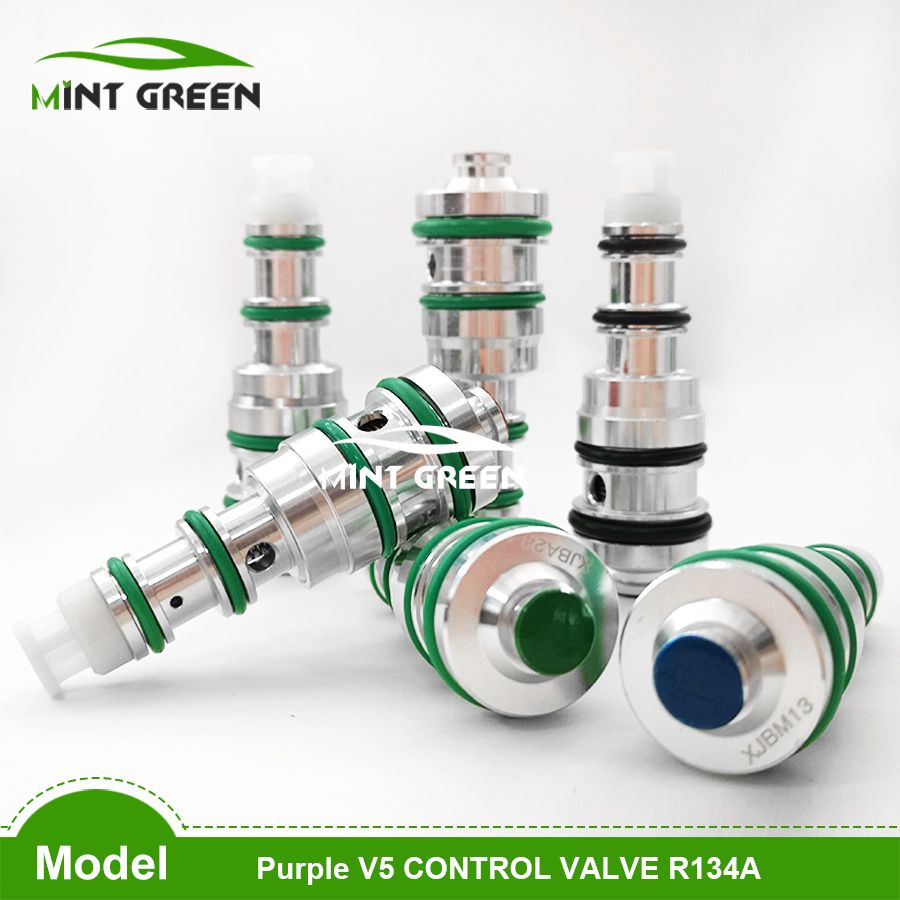 Bil AC V5 AC Kompressor Kontroll Vae Svart Röd Blå Grön Gul Tryck Vaula Torre_voghion.com