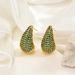 Boucles d'oreilles en forme de goutte d'eau, légères, luxueuses, pour femme, tempérament, mode, incrustées de zirconium_voghion.com