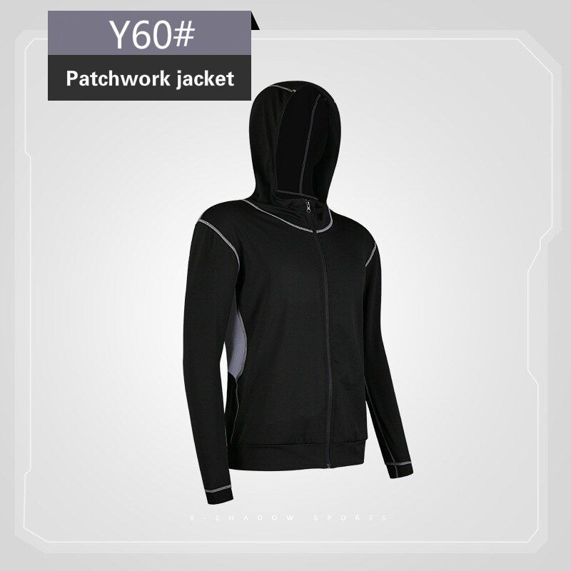 SUPERFLOWER Men's Sports Fiess Jackets Outdoor Running Gym Sports Hooded Zipper Tops for Men_voghion.com