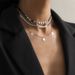 Necklace Women's Set Multi-layer Necklace, Versatile Trend Geometric Thin Chain Collarbone Chain Women_voghion.com