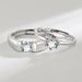 New Couple Wedding Props Moissanite Rings Adjustable Simple Jewelry For Men And Women_voghion.com
