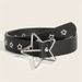 New Women's Rivet Five-Pointed Star Multi-Hole Personality Decoration Korean Style Versatile Pin Buckle Waist Trendy_voghion.com