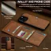 Detachable Wallet Case For IPhone 16 Pro Max 15 14 Plus 13 12 11 XS XR X 7 8 SE 2022 2020 2024 For Card Holder Cover_voghion.com