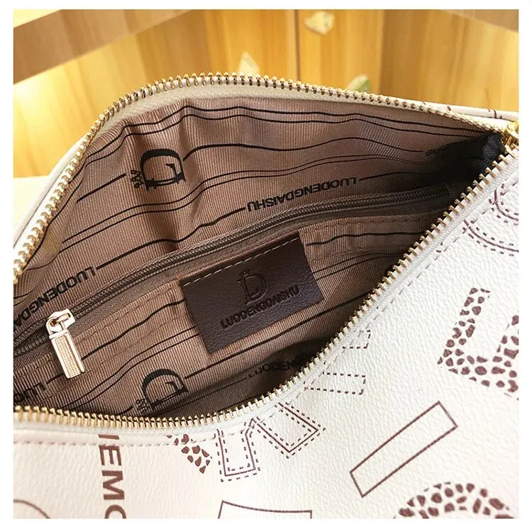 Large commuter satchel quality fashion broadband one-shoulder women's bag distribution cylinder pillow bag_voghion.com