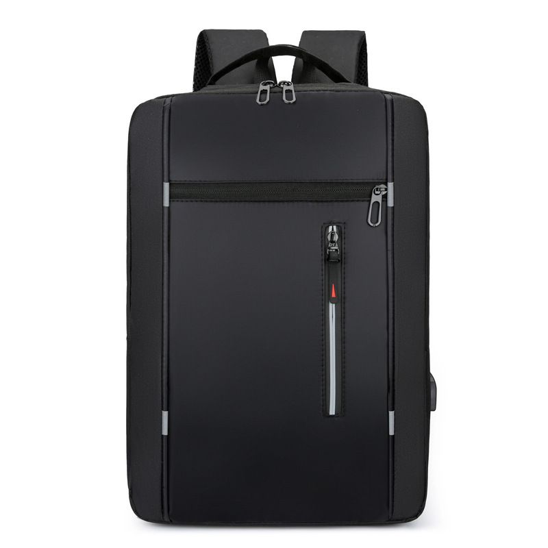 Men's Backpack Men's Simple Business Notebook Computer Bag Multi Purpose With USB Large Capacity Travel Backpack_voghion.com
