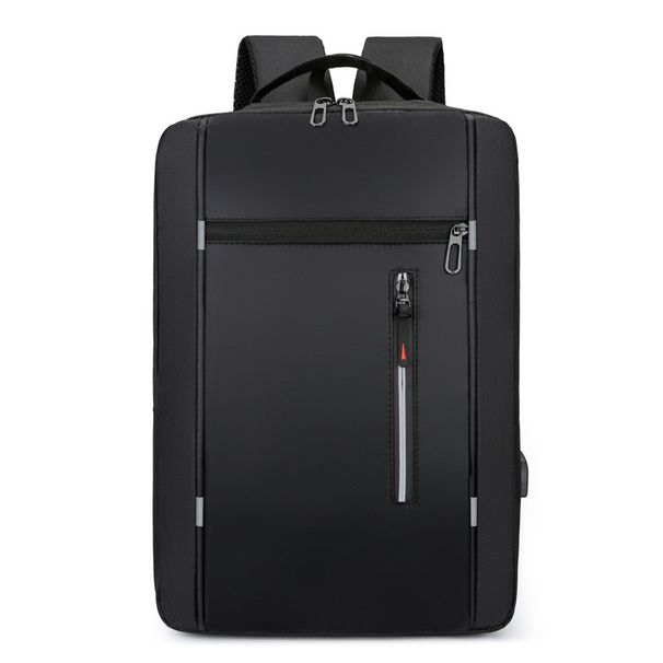 Men's Backpack Men's Simple Business Notebook Computer Bag Multi Purpose With USB Large Capacity Travel Backpack_voghion.com