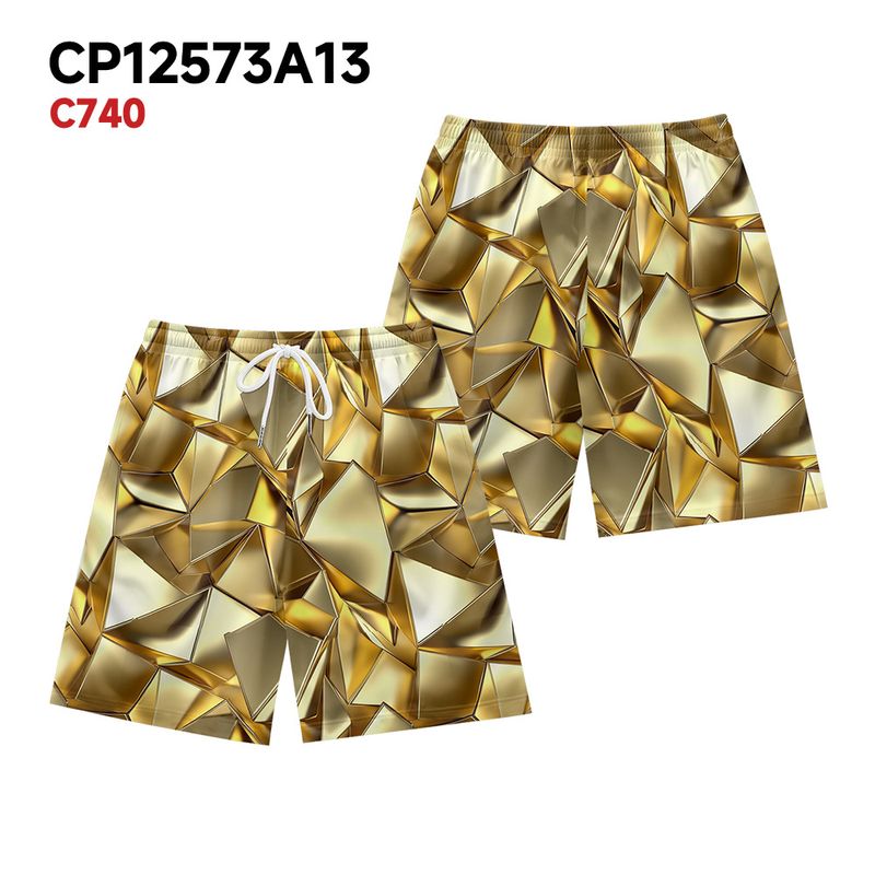 Unbeatable Quality Unbeatable Quality Men's Plus Size Fitness Running Sports Basketball Summer Versatile Printed Abstract Geometric Shorts_voghion.com