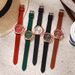 New Fashion Style Women's Student Party Watch Quartz Calendar Silicone Korean Version Trendy Simple Classic_voghion.com