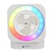 ZQS1456 Bluetooth Speaker Audio Without Desktop Fan RGB Colorful Lights Usb Charging With Radio_voghion.com