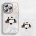 Tree Climbing Panda Compatible With 16 Phone Case 15/14/13 Full Coverage 1211 Glitter Lens Protector IPhone 8/7 Anti - Scratch_voghion.com