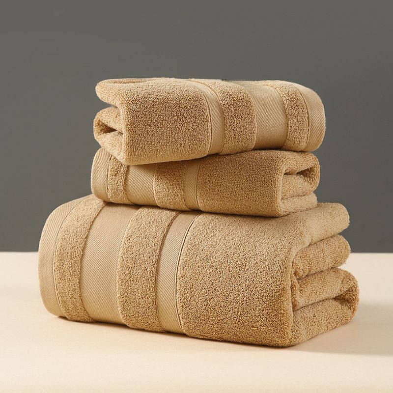 %100 Pamuklu Banyo Havlusu Seti (3 Parça) - Süper Yumuşak ve Yüksek Emici, Banyo Havlusu, El Havlusu ve Yıkama Bezi İçerir (Banyo ve Mutfak İçin Mükemmel)_voghion.com
