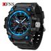 Men's Digital Analog Sports Watch With LED Backlight, Alarm, Stopwatch, 50m Water Resistance, Shockproof For Outdoor, Running, And Daily Use_voghion.com
